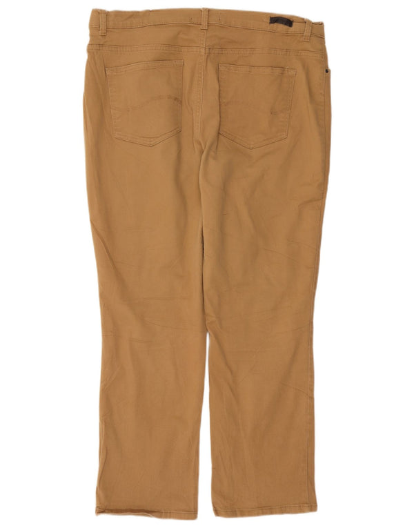 Lee Damen Platinum Label gerade Freizeithose US 16 2XL W40 L30 Braun