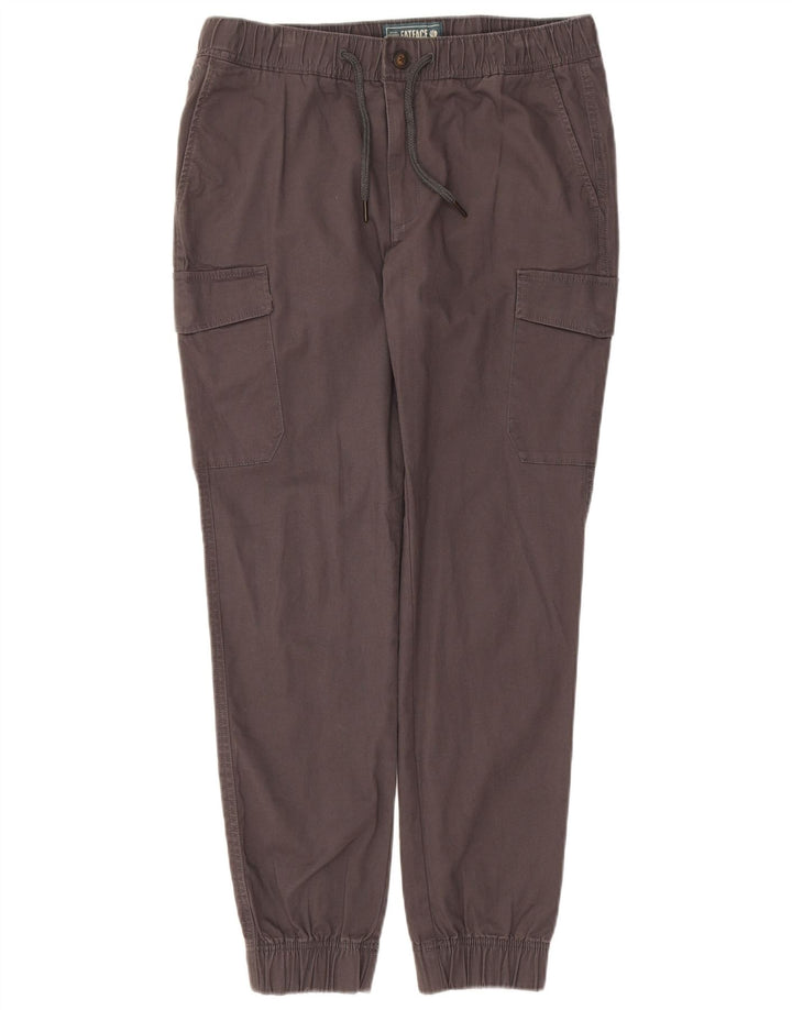 Fat Face Herren-Jogger-Cargohose W34 L29 Graue Baumwolle