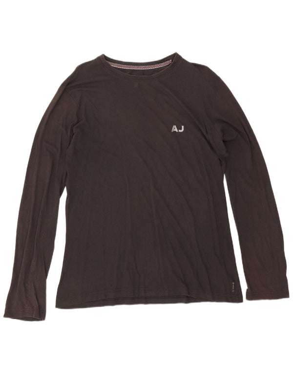 Armani Jeans Herren Top Langarm 2XL Schwarz