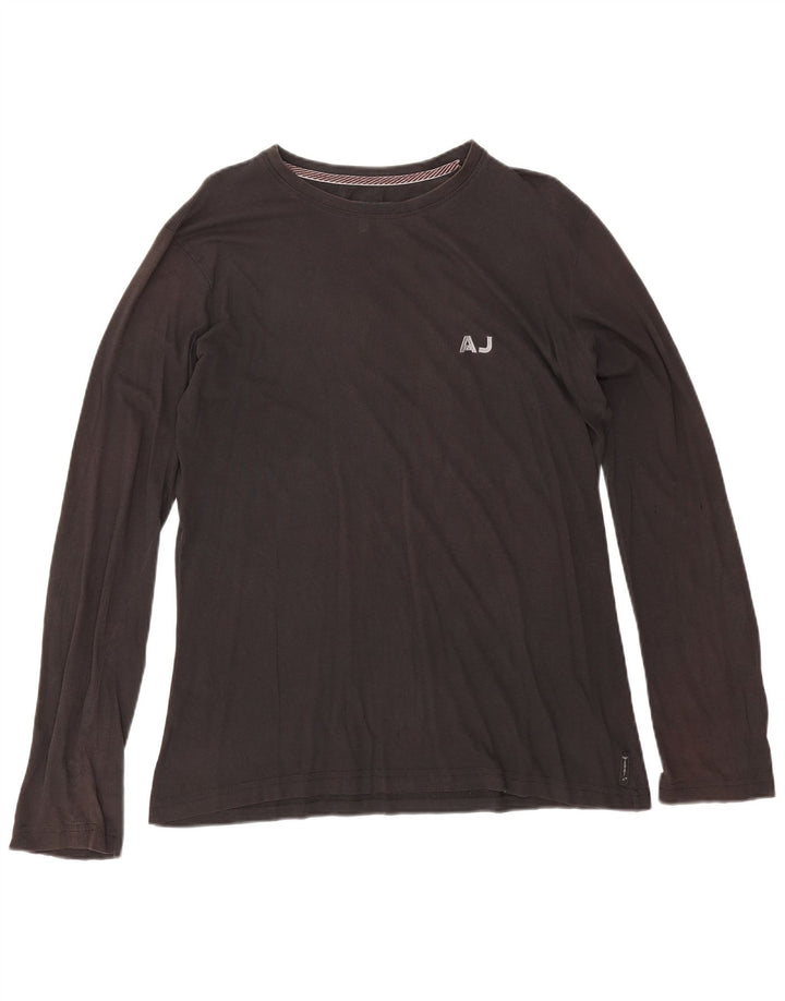 Armani Jeans Herren Top Langarm 2XL Schwarz