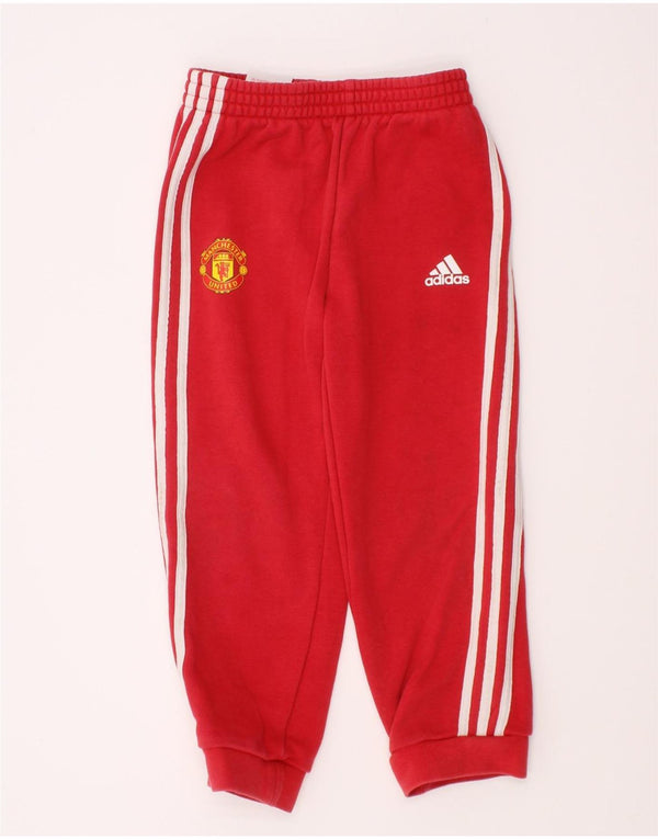 Adidas Mädchen Manchester United Trainingshose Jogger 3–4 Jahre Rot