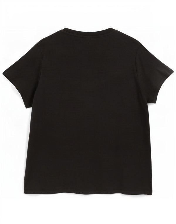 Levi's Damen Grafik-T-Shirt-Oberteil UK 20 2XL Schwarz