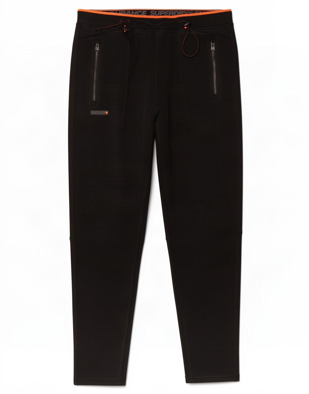 Superdry Herren-Trainingshose, groß, aus schwarzem Polyester
