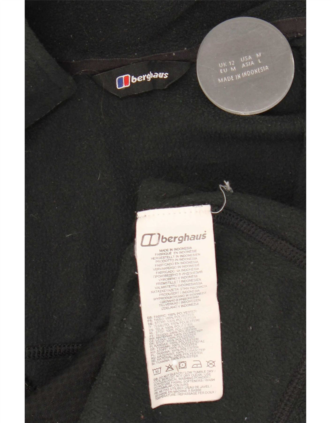 Berghaus Damen Fleecejacke UK 12 Medium Schwarz Polyester