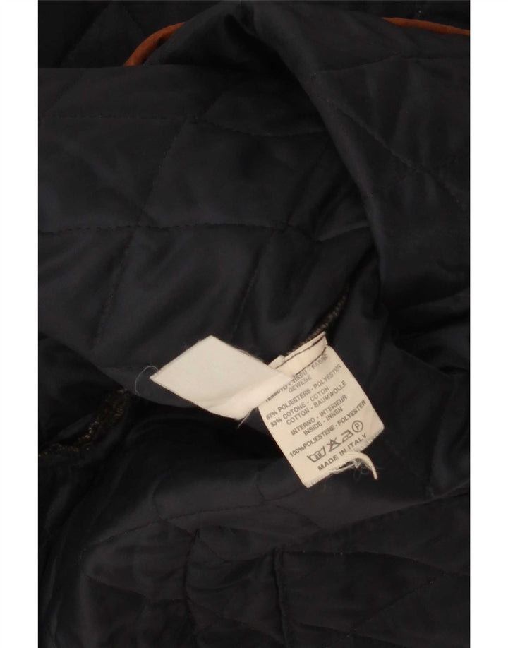 Derby Saddlery Herren Steppjacke UK 42 XL Mehrfarbig kariert Polyester