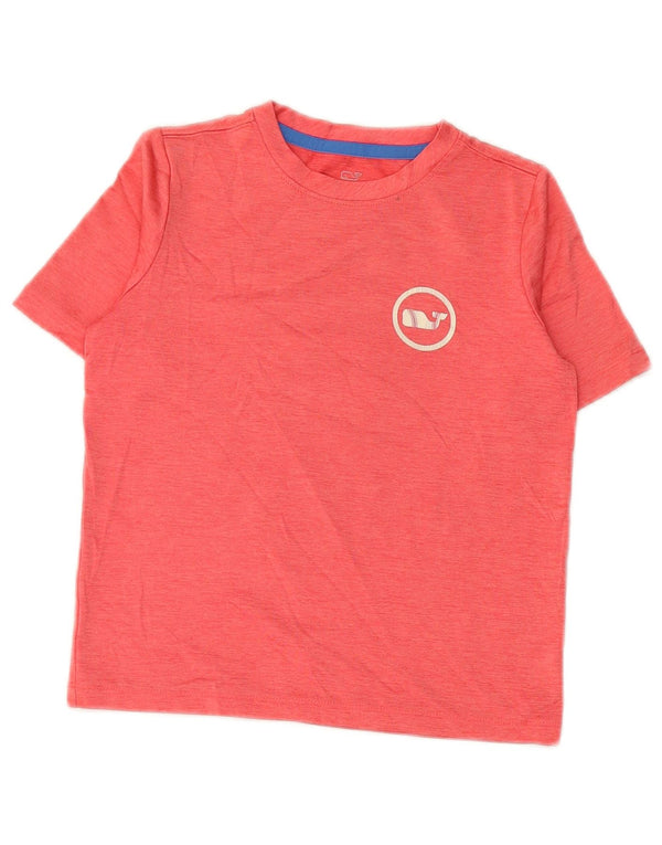 VINEYARD VINES Jungen Performance Graphic T-Shirt Top 4–5 Jahre Rosa