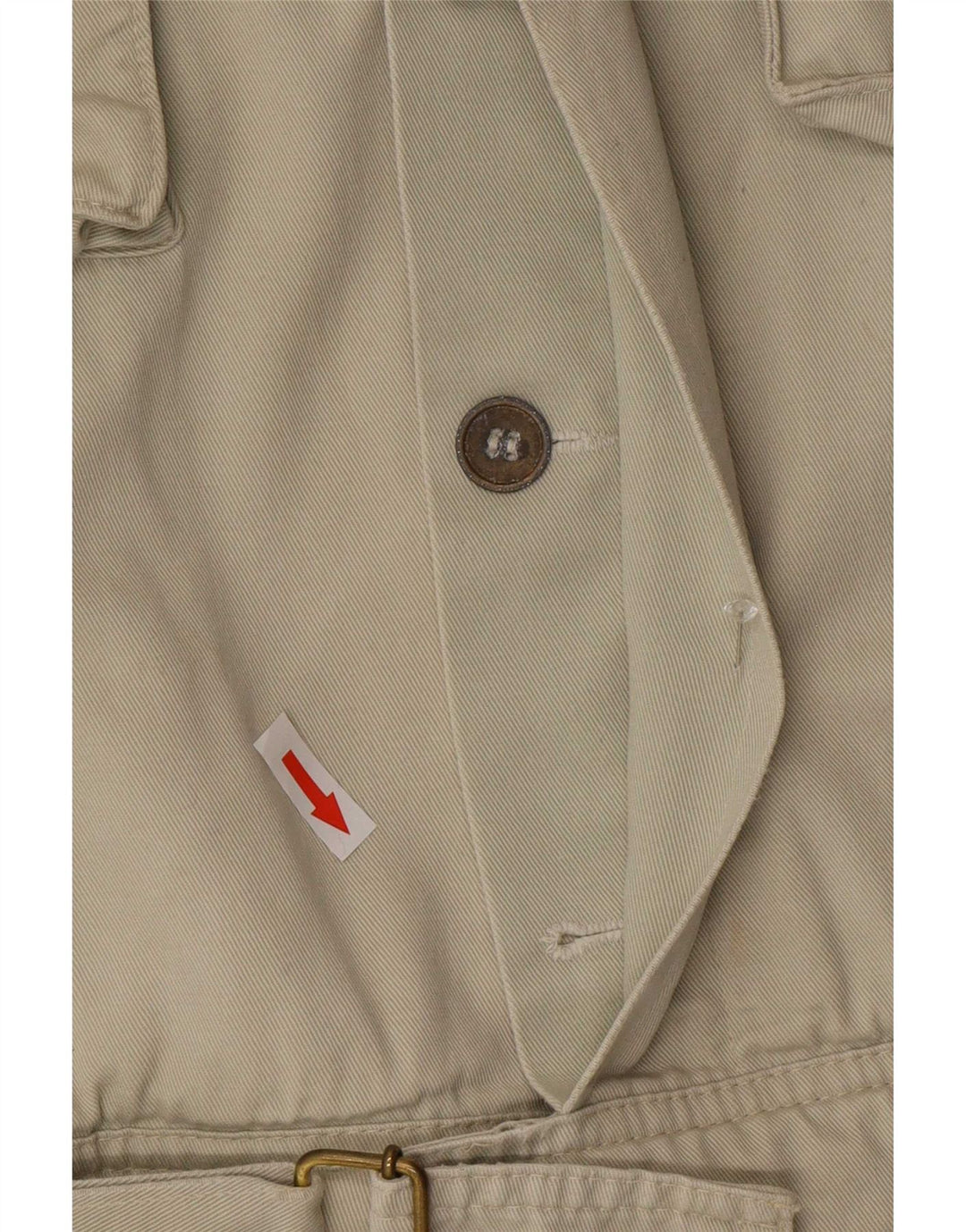 Benetton Herren Militär Bomberjacke IT 48 Mittelgrün