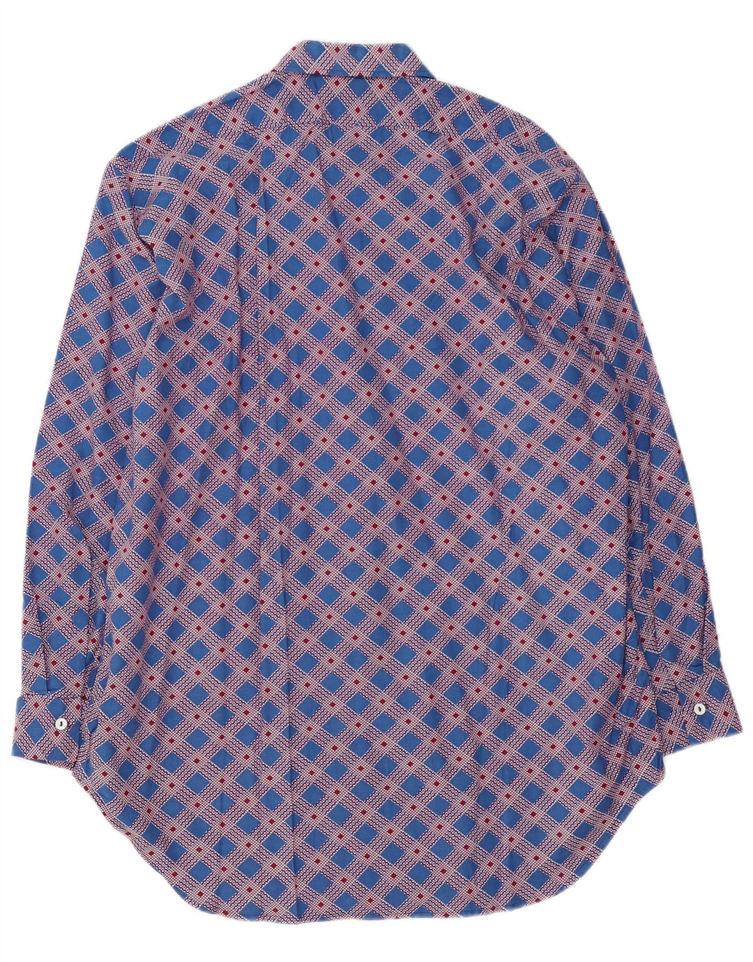 Vintage Herrenhemd groß blau kariert