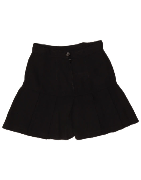 Patrizia Pepe Damen Faltenrock in A-Linie IT 44 Medium W28 Schwarz