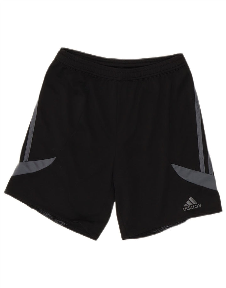 ADIDAS Climalite Sportshorts für Jungen, 11–12 Jahre, Größe L, Schwarz, Farbblock