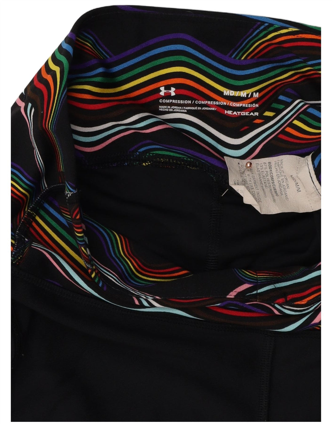 Under Armour Damen Heat Gear Sportshorts UK 12 Medium Schwarz Polyester