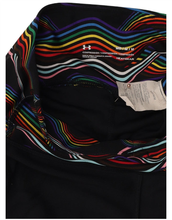 Under Armour Damen Heat Gear Sportshorts UK 12 Medium Schwarz Polyester