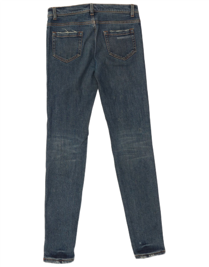 Prada Damen Skinny Jeans W26 L32 Marineblaue Baumwolle