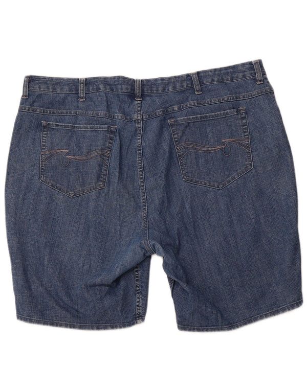 LEE Damen Riders Denim Shorts US 24 4XL W44 Blaue Baumwolle