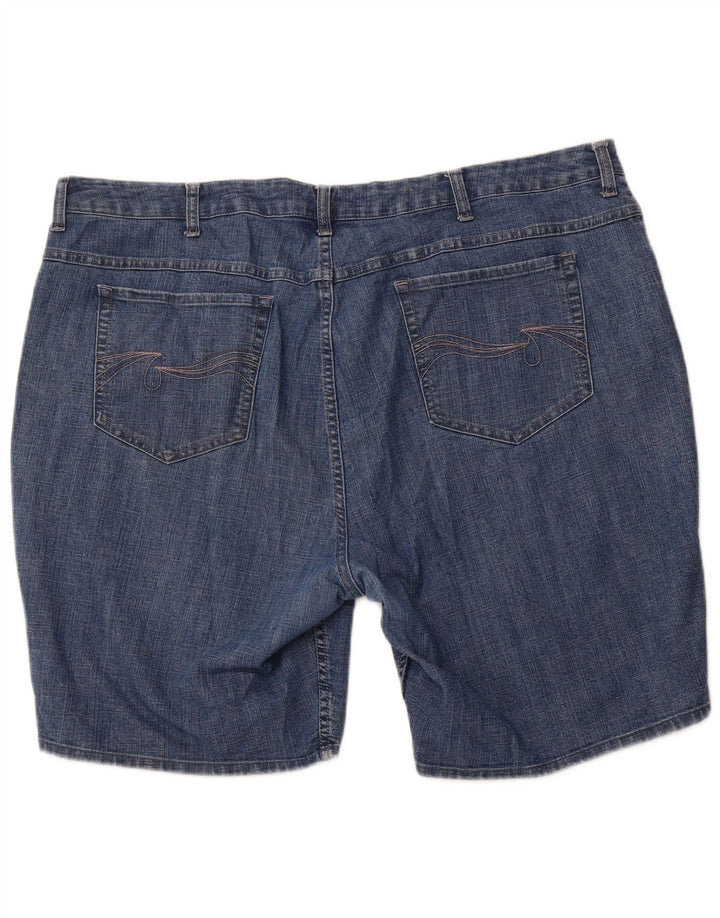 LEE Damen Riders Denim Shorts US 24 4XL W44 Blaue Baumwolle