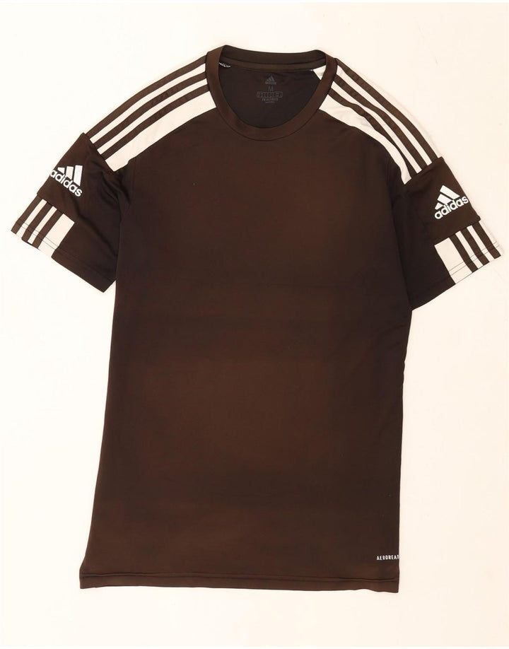 Adidas Herren Aeroready T-Shirt Top Medium Schwarz Farbblock