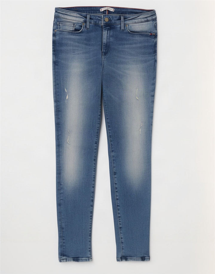 Tommy Hilfiger Damen Como RW Distressed Jegging Jeans W31 L30 Blau