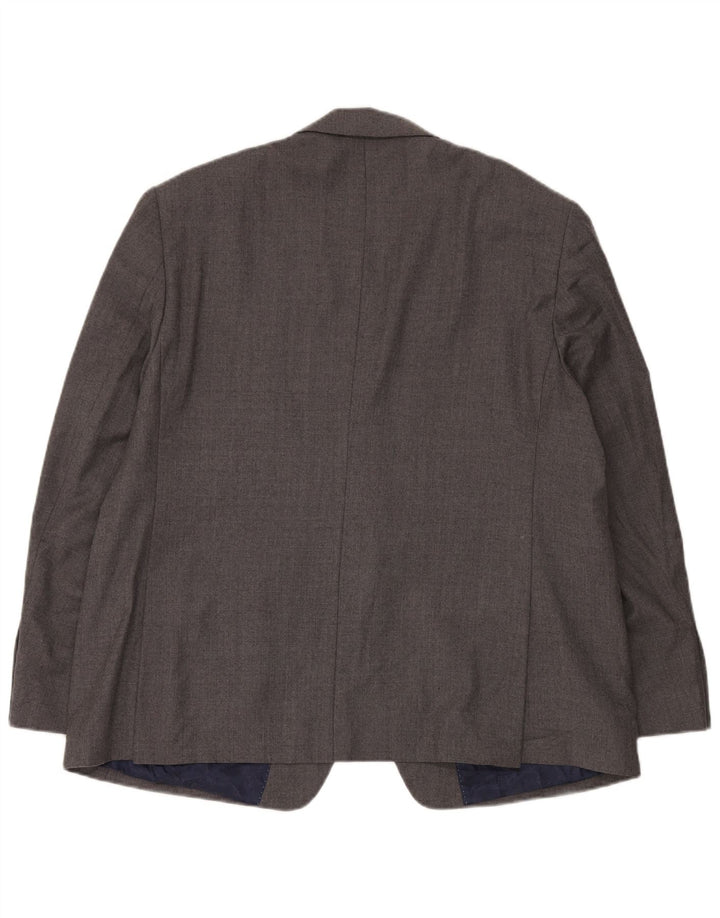 Marks & Spencer Herren-Blazer, kurz, 2 Knöpfe, EU 58, 4XL, Grau