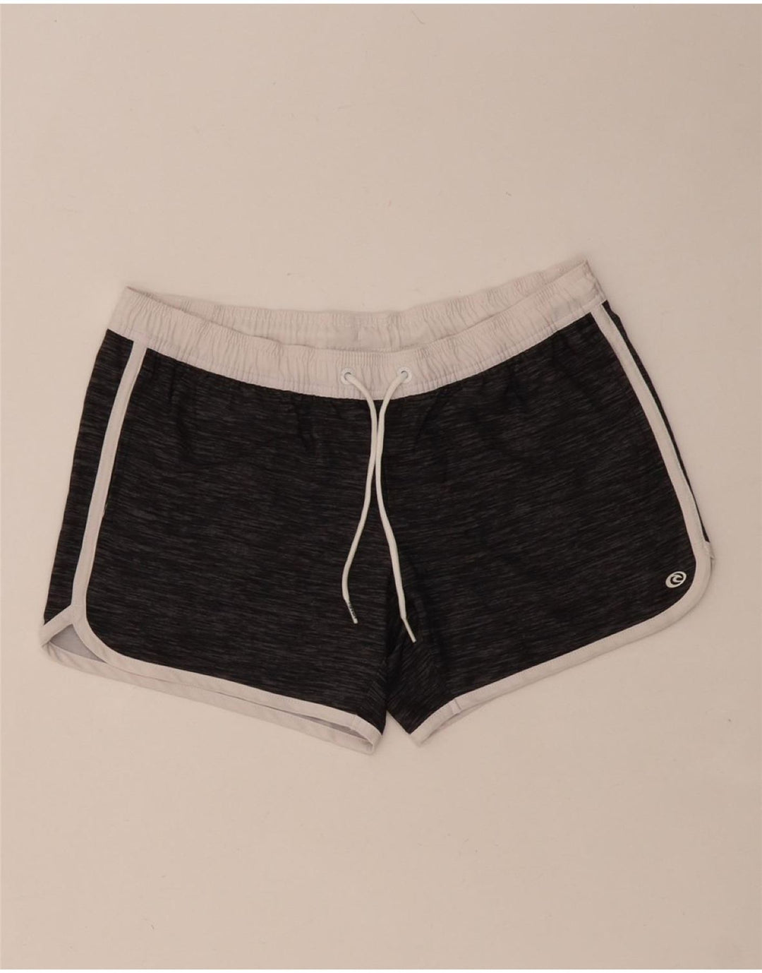 RIP CURL Damen Badeshorts US 8 Mittelgrau geflecktes Polyester