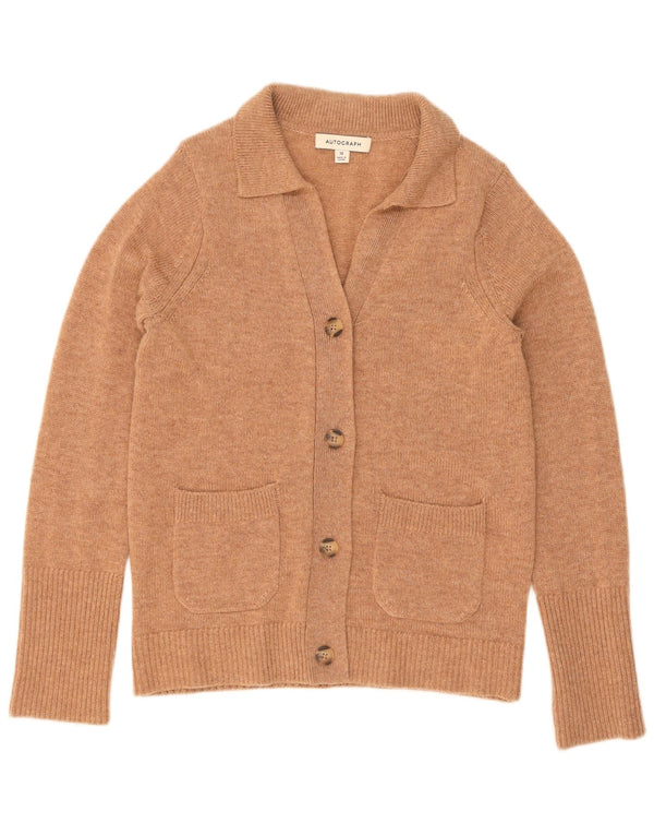 Marks & Spencer Damen Autograph Cardigan Pullover UK 10 Small Beige