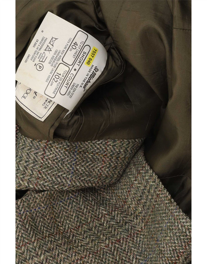 Marks & Spencer Herren St. Michael Blazer Jacke UK 40 Mittelgrün