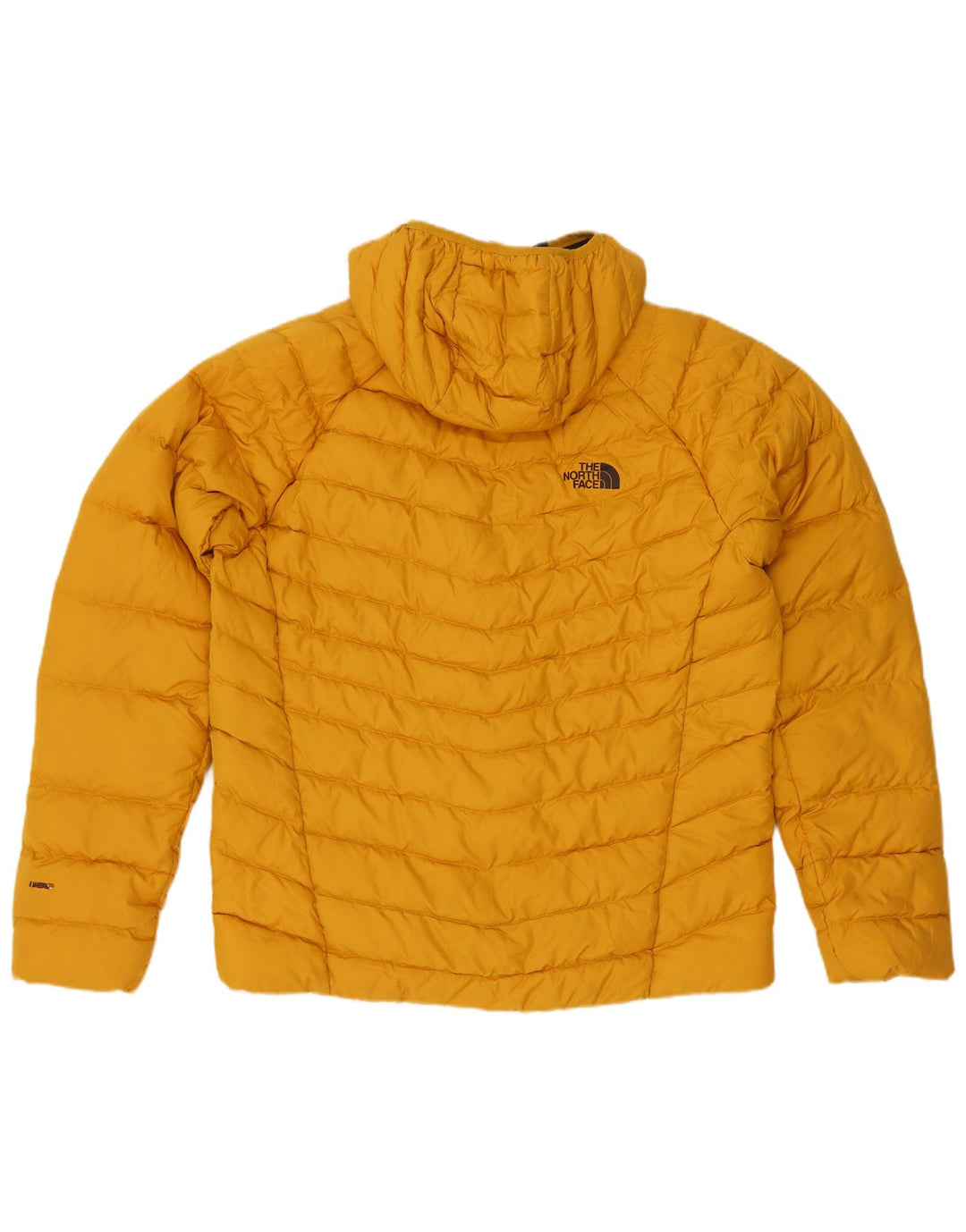 The North Face Herren-Kapuzenjacke, gepolstert, UK 40, Größe L, Gelb, Polyester