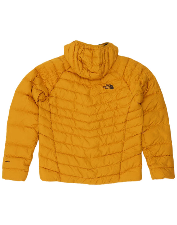 The North Face Herren-Kapuzenjacke, gepolstert, UK 40, Größe L, Gelb, Polyester