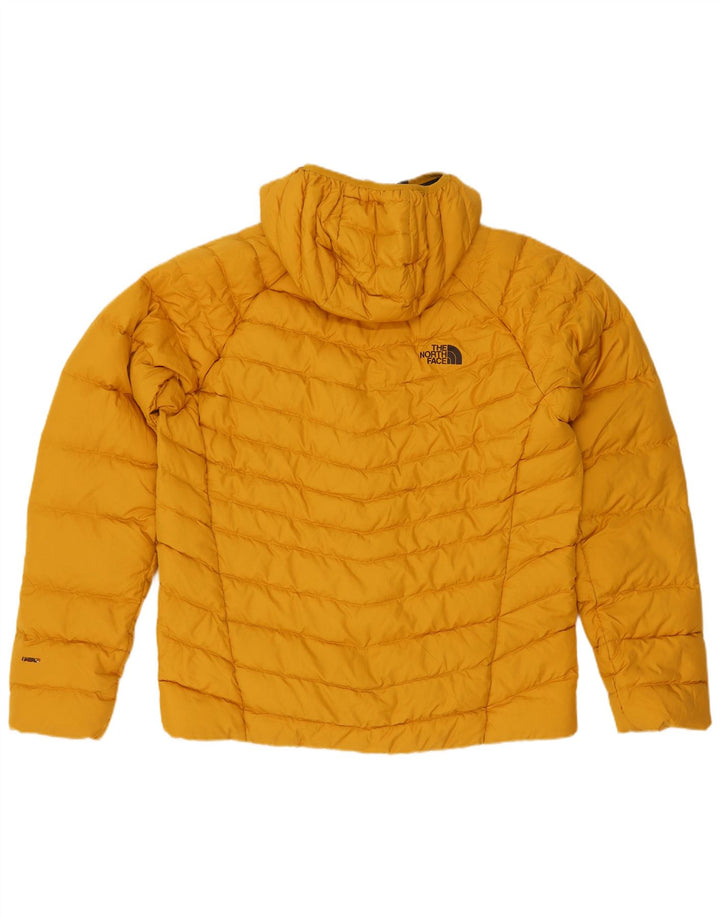 The North Face Herren-Kapuzenjacke, gepolstert, UK 40, Größe L, Gelb, Polyester