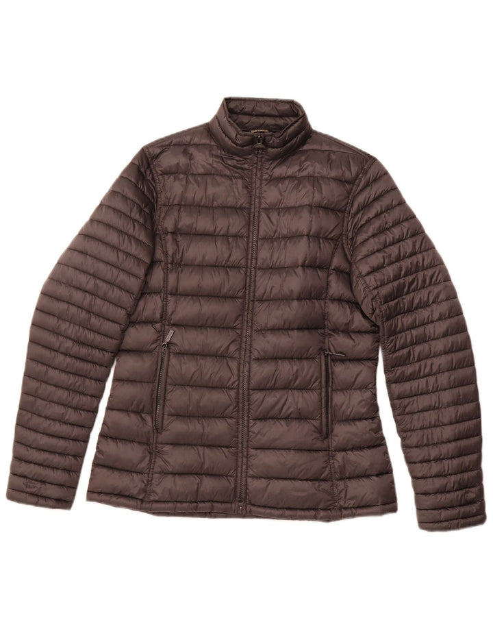 Barbour Damen Winter Tartan Wattierte Jacke UK 14 Large Grau Winter