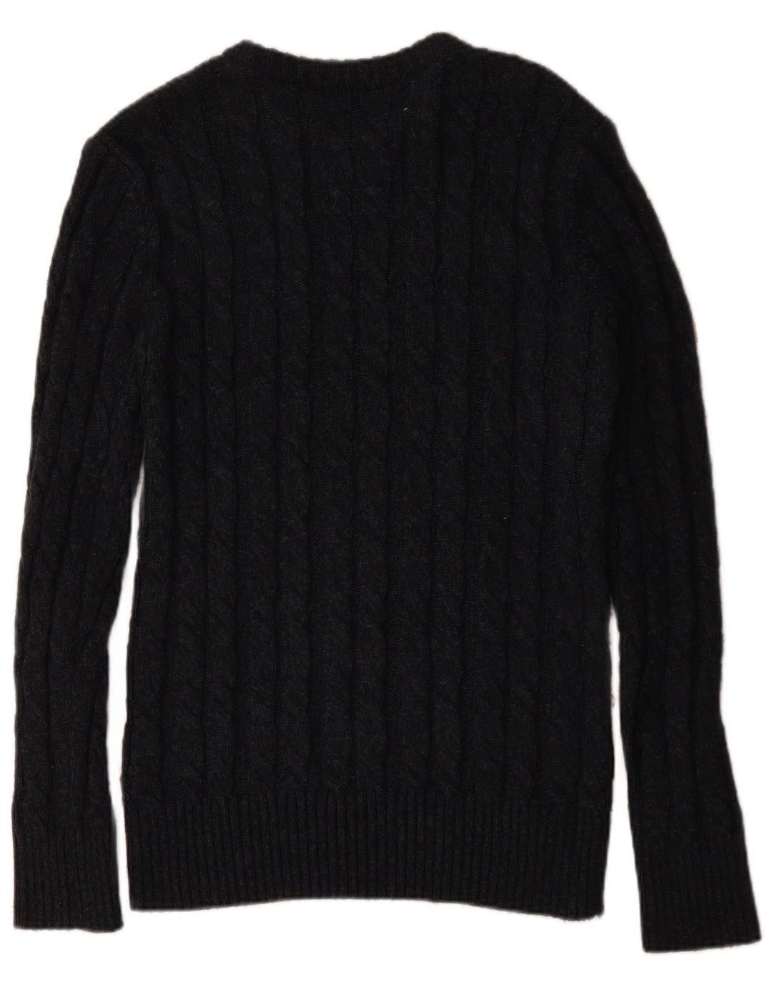 Superdry Herren-Pullover mit U-Boot-Ausschnitt, XL, schwarzes Acryl