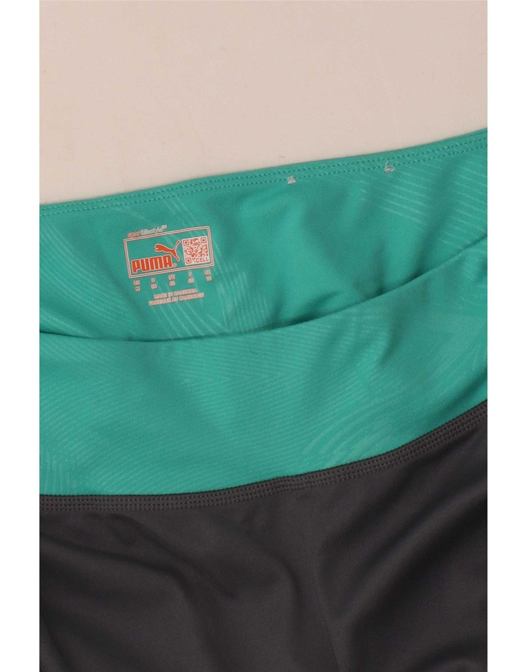 Puma Damen Trainingshose Jogger UK 12 Mittelgrau Farbblock