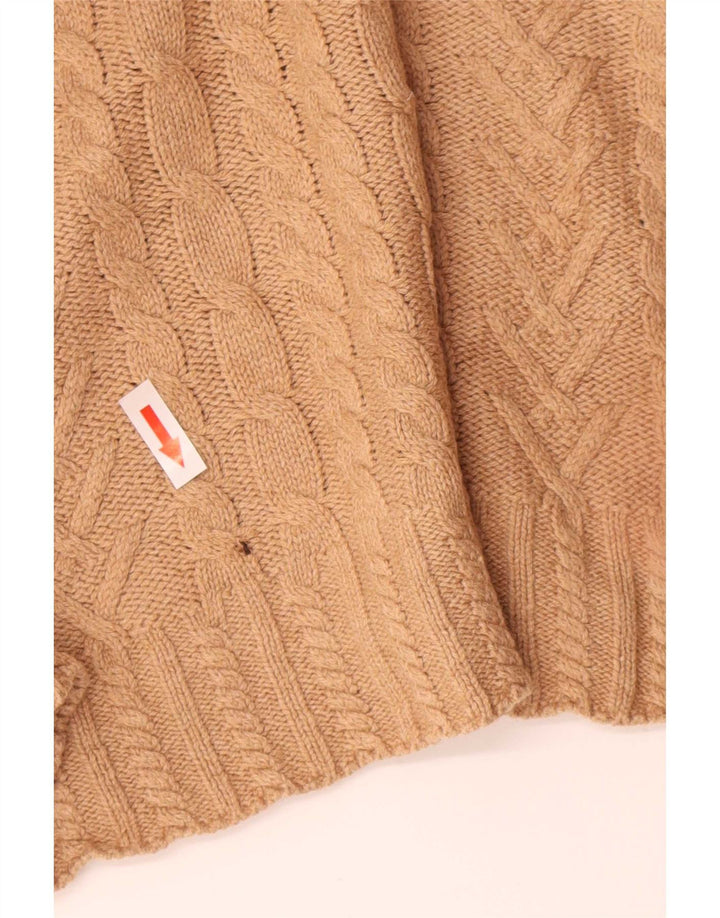 Marks & Spencer Rollkragenpullover für Damen, Gr. 14, Mittelbeige