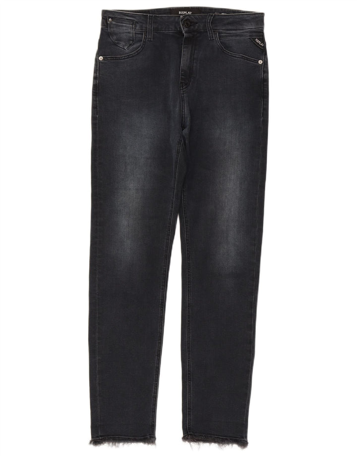 REPLAY Womens Marty Slim Jeans W28 L30 Navy Blue