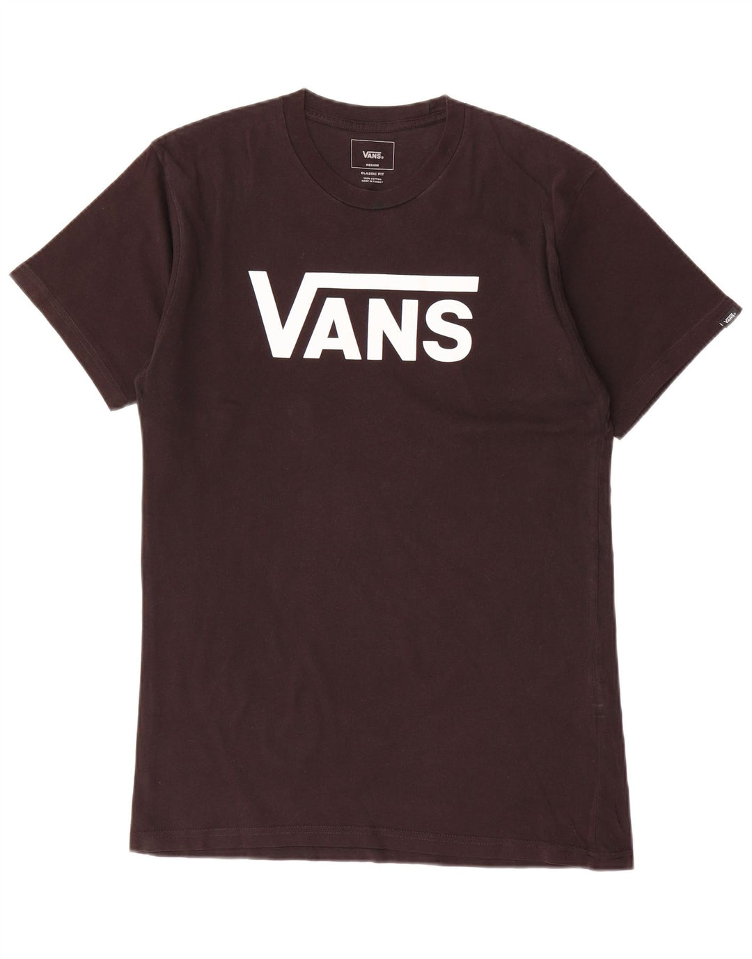 Vans Herren-T-Shirt mit klassischer Passform, mittelschwarzer Baumwolle