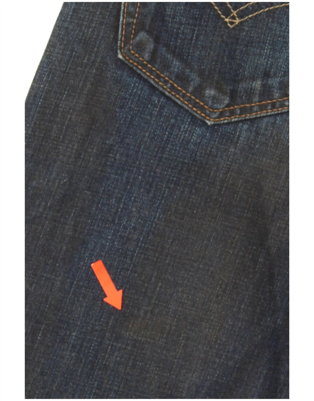 Levi's Herren 504 Straight Jeans W28 L32 Marineblau Baumwolle