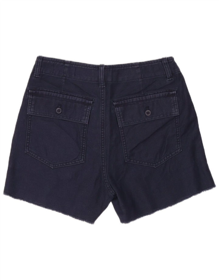 Gap Damen Chino-Shorts US 4 Small W28 Marineblaue Baumwolle