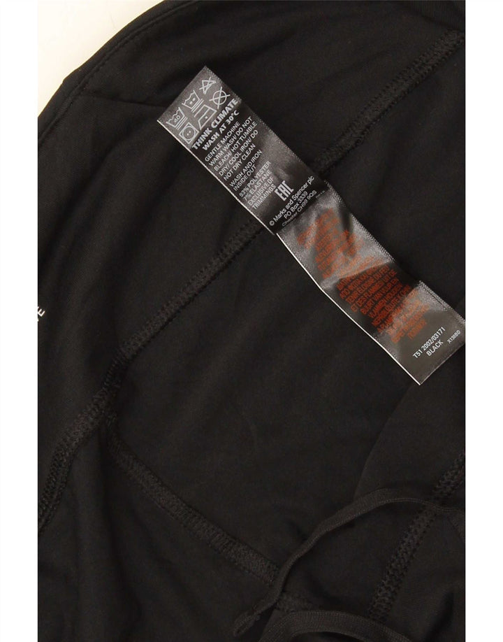 Marks & Spencer Damen Leggings UK 22 3XL Schwarz Polyester