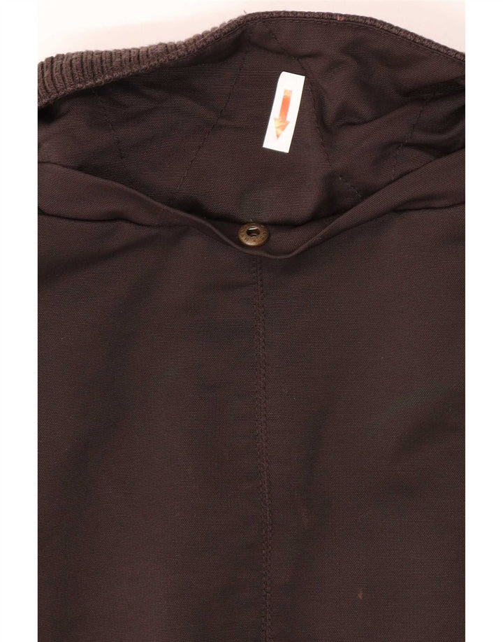 Zara Damen Mantel UK 12 Mittelbraun