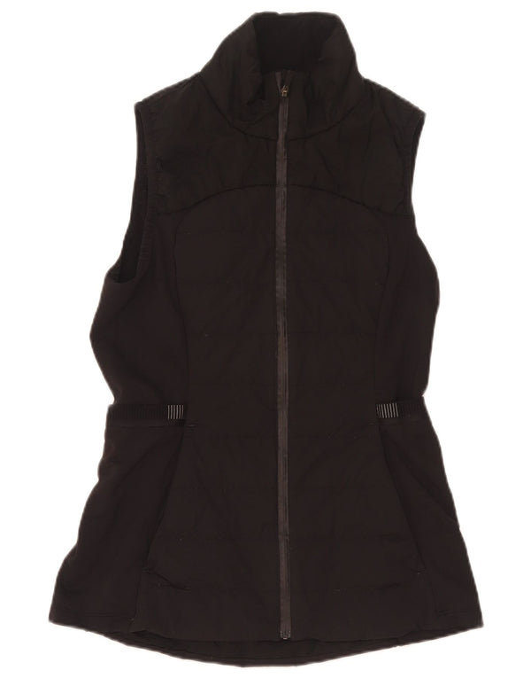 Lululemon Damen Weste US 6 Mittelschwarzes Nylon