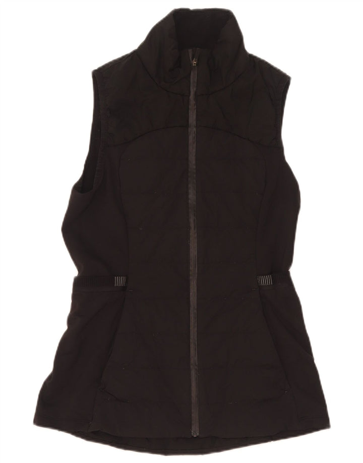 Lululemon Damen Weste US 6 Mittelschwarzes Nylon