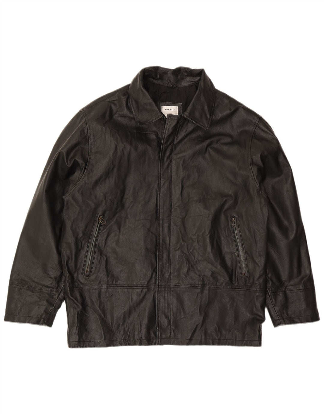 Conbipel Herren Lederjacke IT 50 Großes schwarzes Leder