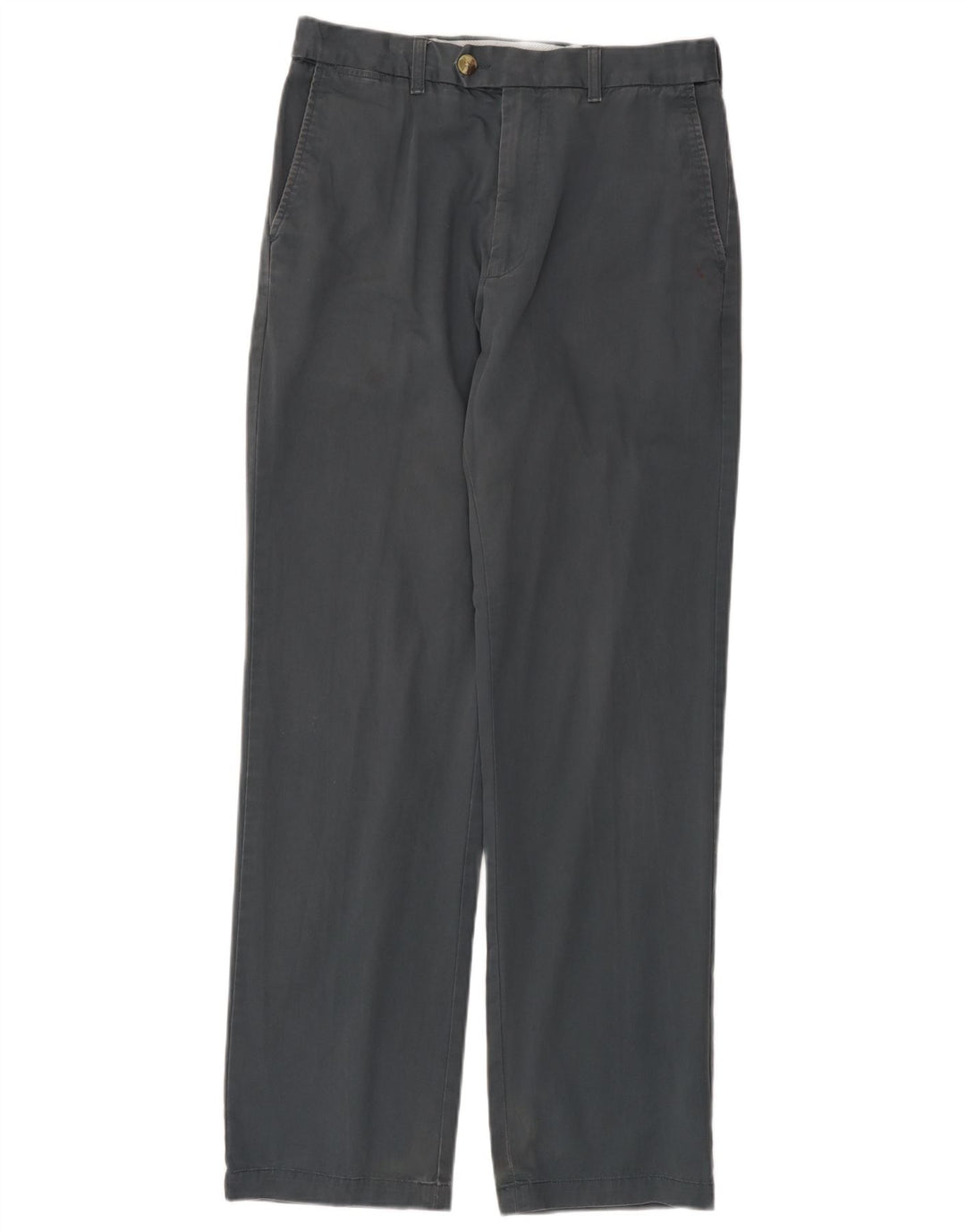 Gerade Herren-Anzughose von Marks & Spencer, W32, L33, graue Baumwolle