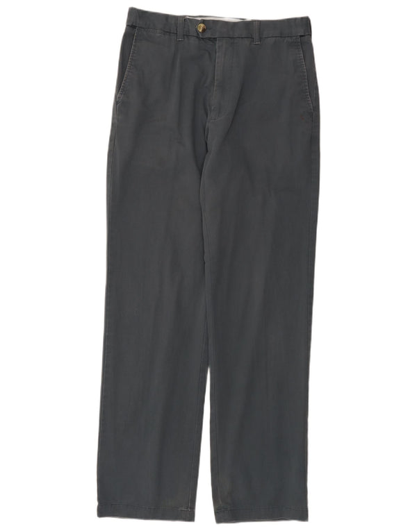 Gerade Herren-Anzughose von Marks & Spencer, W32, L33, graue Baumwolle