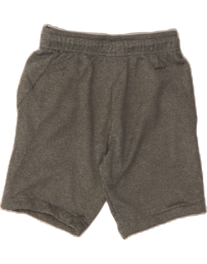 NIKE Girls Dri Fit Sport Shorts 10-11 Years Medium Grey Polyester Vintage Nike and Second-Hand Nike from Messina Hembry 