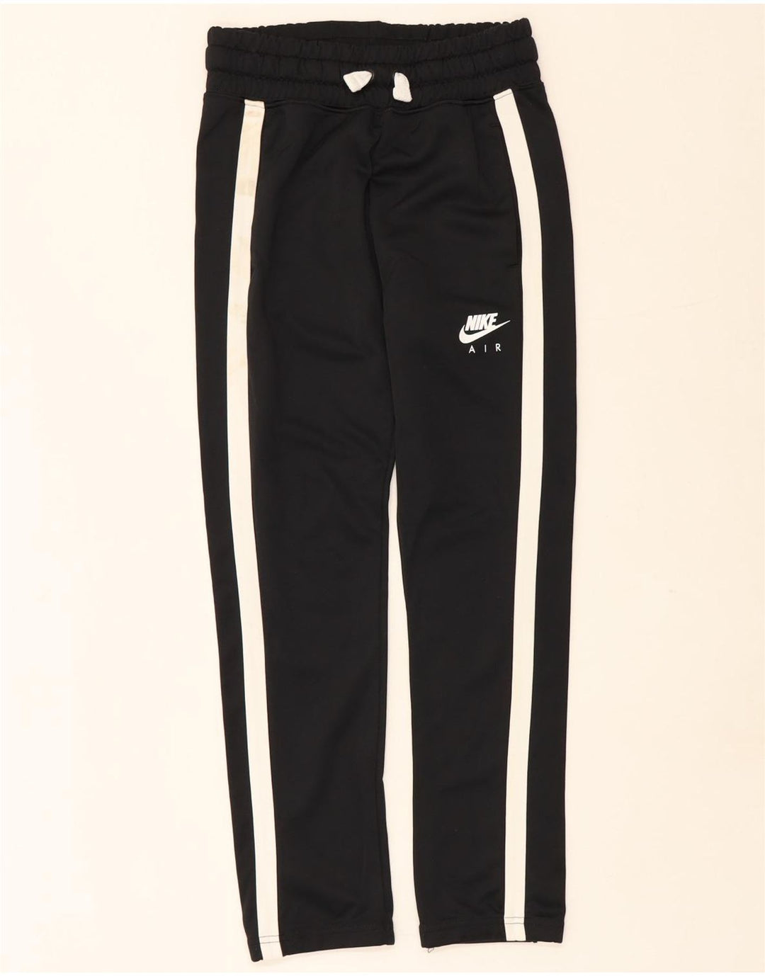 Nike Jungen-Trainingshose, 12–13 Jahre, groß, schwarzes Farbblock-Polyester