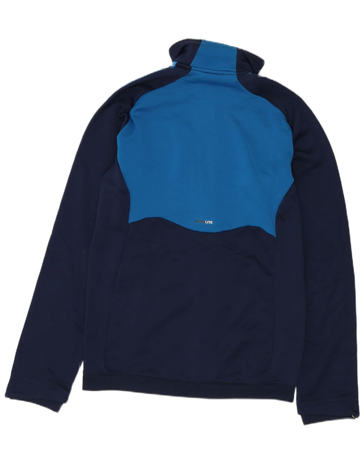 Adidas Herren Climalite Trainingsanzug Top Jacke Small Marineblau Polyester