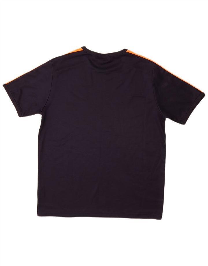 Puma Herren-T-Shirt mit Grafik, mittelgroß, Marineblau, Farbblock