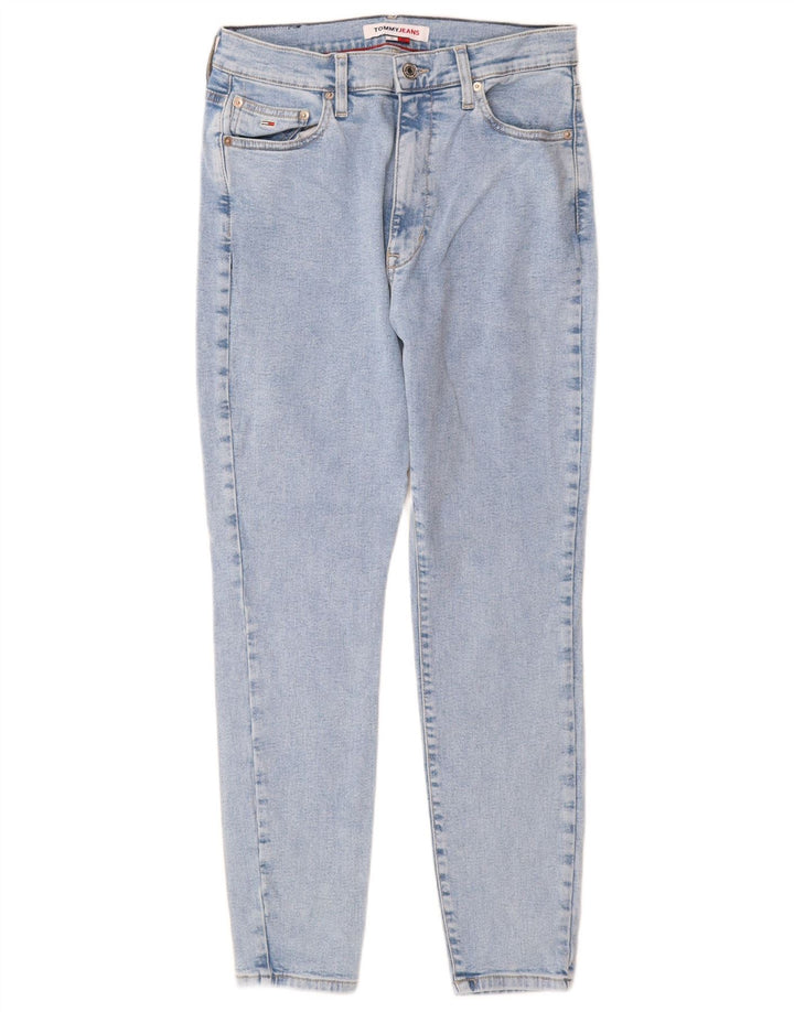 Tommy Hilfiger Damen Skinny Jeans W31 L28 Blaue Baumwolle