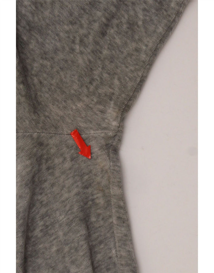 Marks & Spencer Damen Top Langarm UK 14 Large Grau Polyester