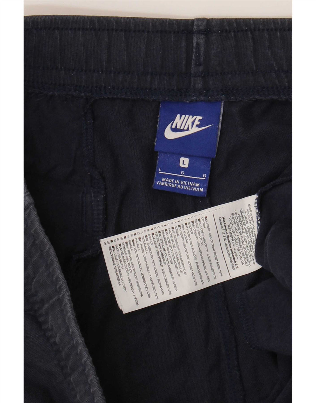 Nike Herren-Sportshorts, groß, marineblau, Baumwolle